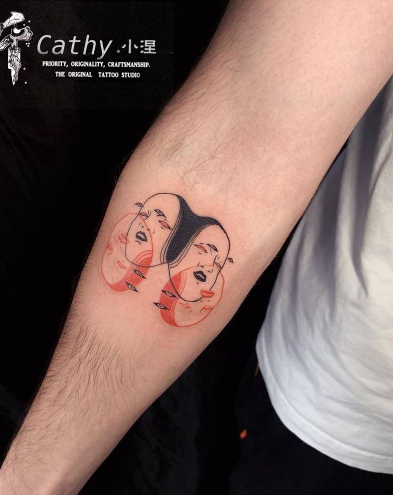 ins同款纹身图片_手臂ins同款纹身图案