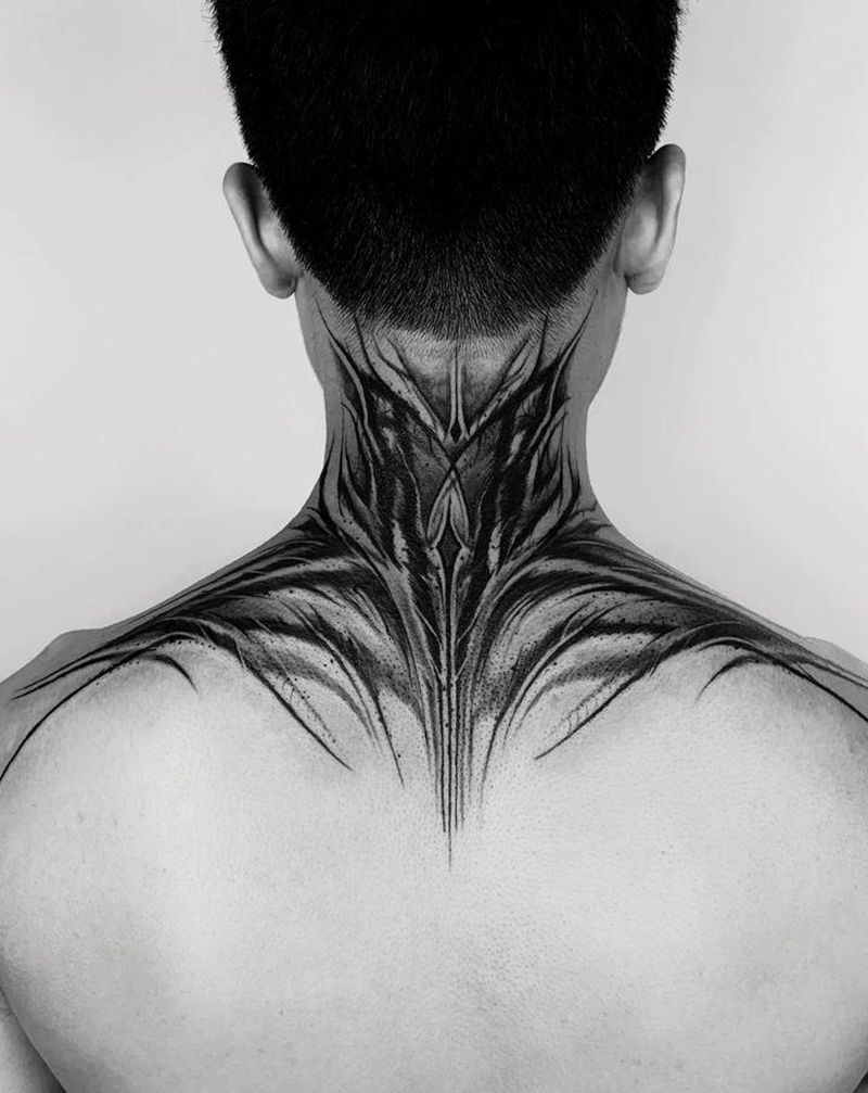 B哥往期临摹纹身图片_花体字纹身图案