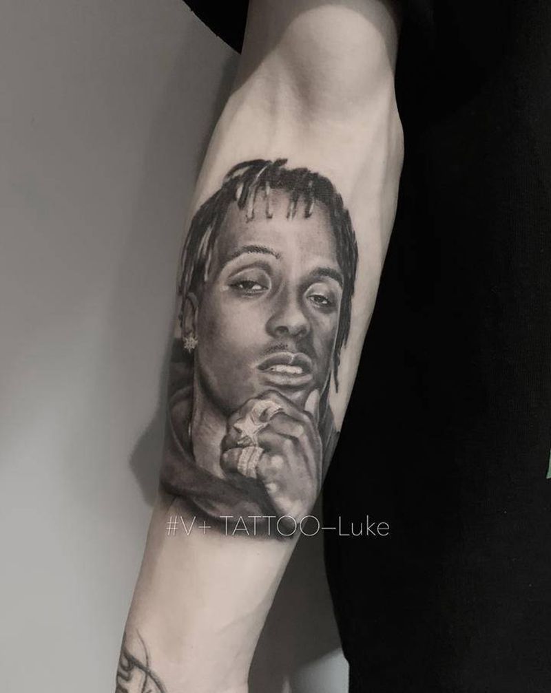 RichtheKid纹身图片_手臂欧美写实纹身图案