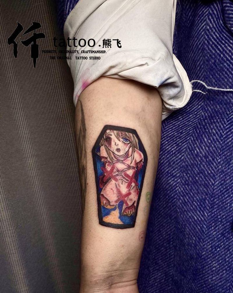 无名纹身图片_手臂New School小清新纹身图案