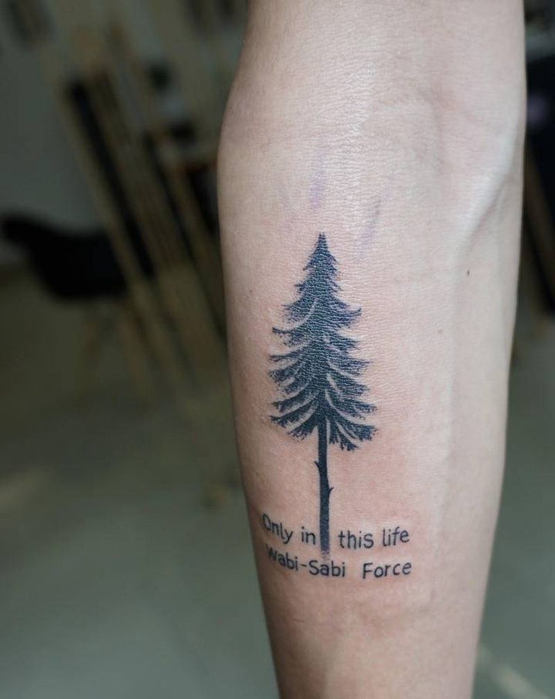 树纹身图片_手臂纹身图案