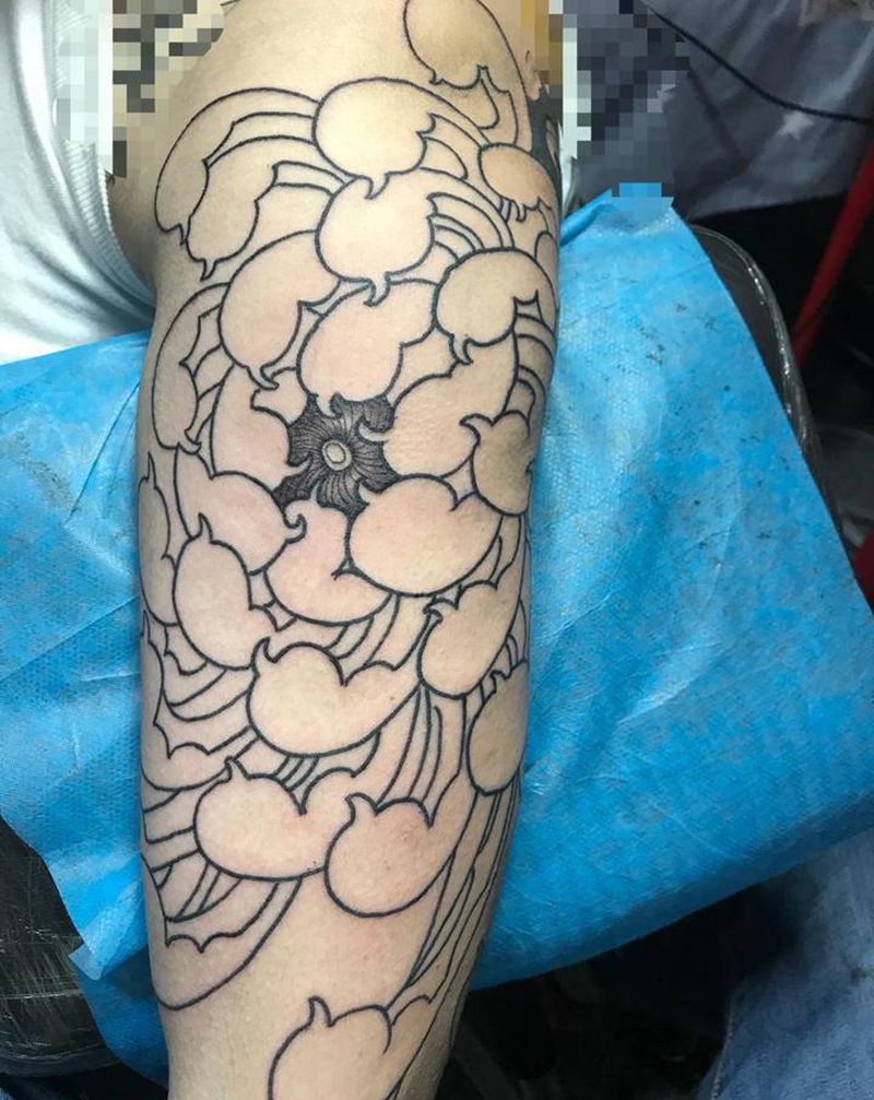 待续纹身图片_肩部纹身图案