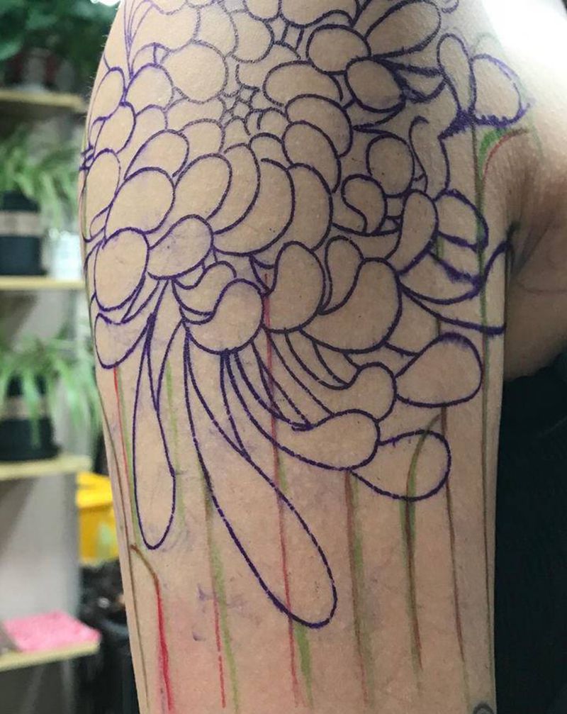 待续纹身图片_手臂纹身图案