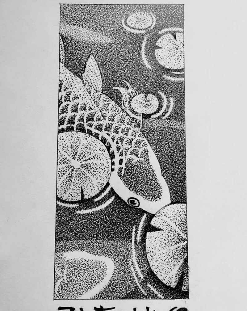 临（手稿）纹身图片_手臂手部老传统新传统纹身图案