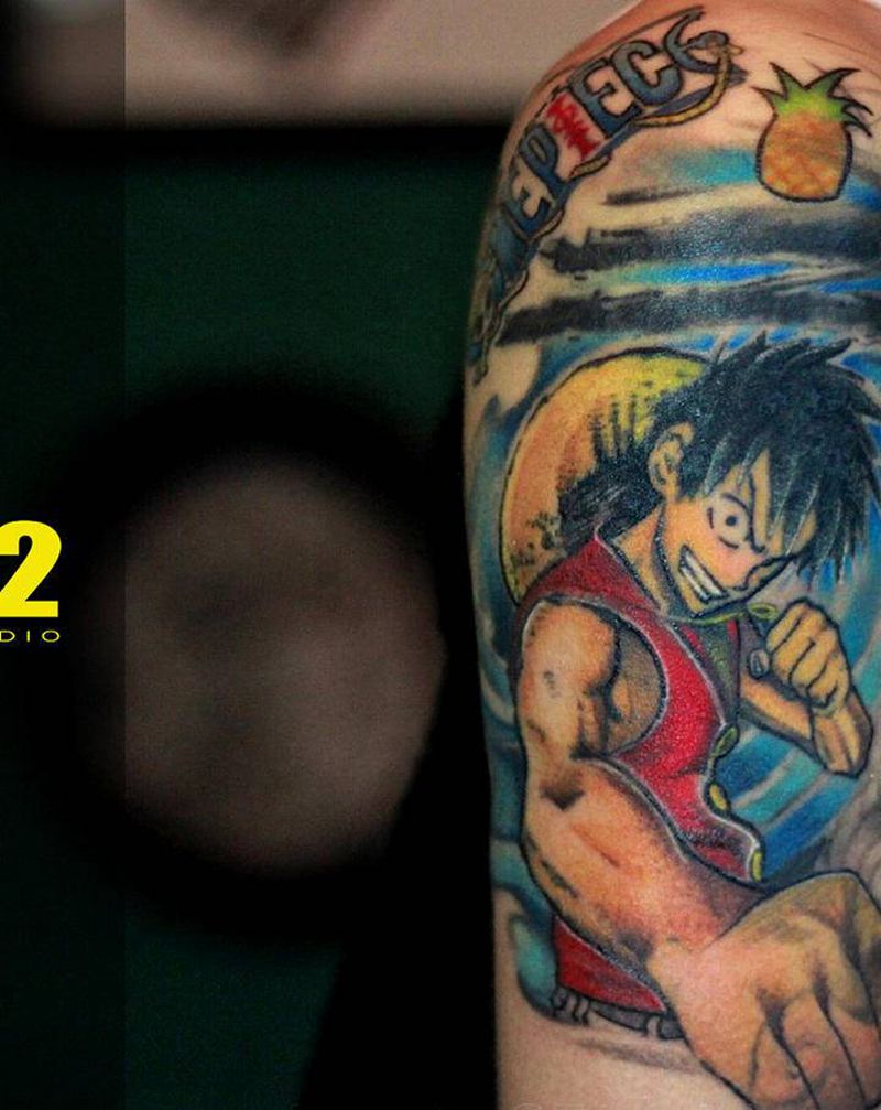我是要成为海贼王的男人！纹身图片_New School纹身图案
