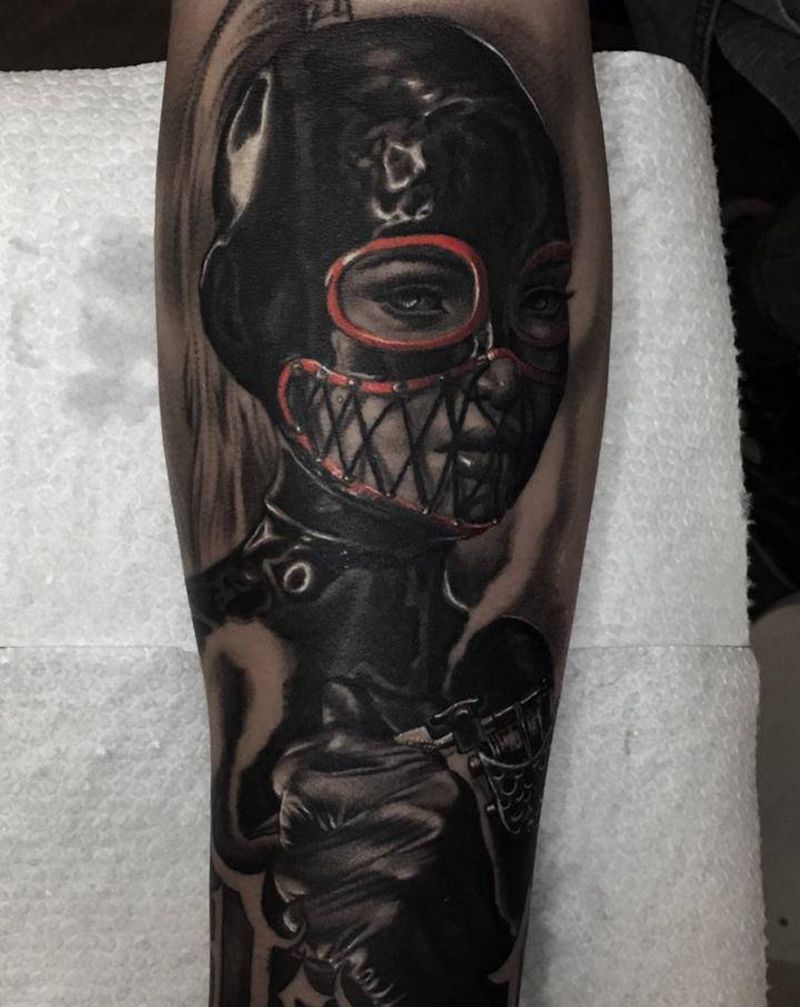 ink machine纹身图片_手臂腿部欧美写实纹身图案