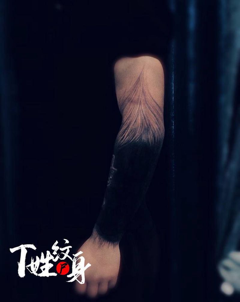 黑臂/纹身图片_手臂纹身图案