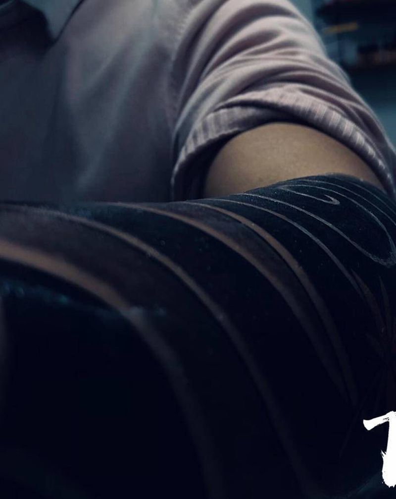 老传统暴力遮盖/纹身图片_手臂老传统纹身图案