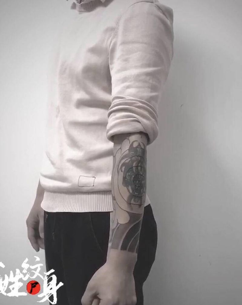 老传统遮盖/未完成纹身图片_老传统纹身图案