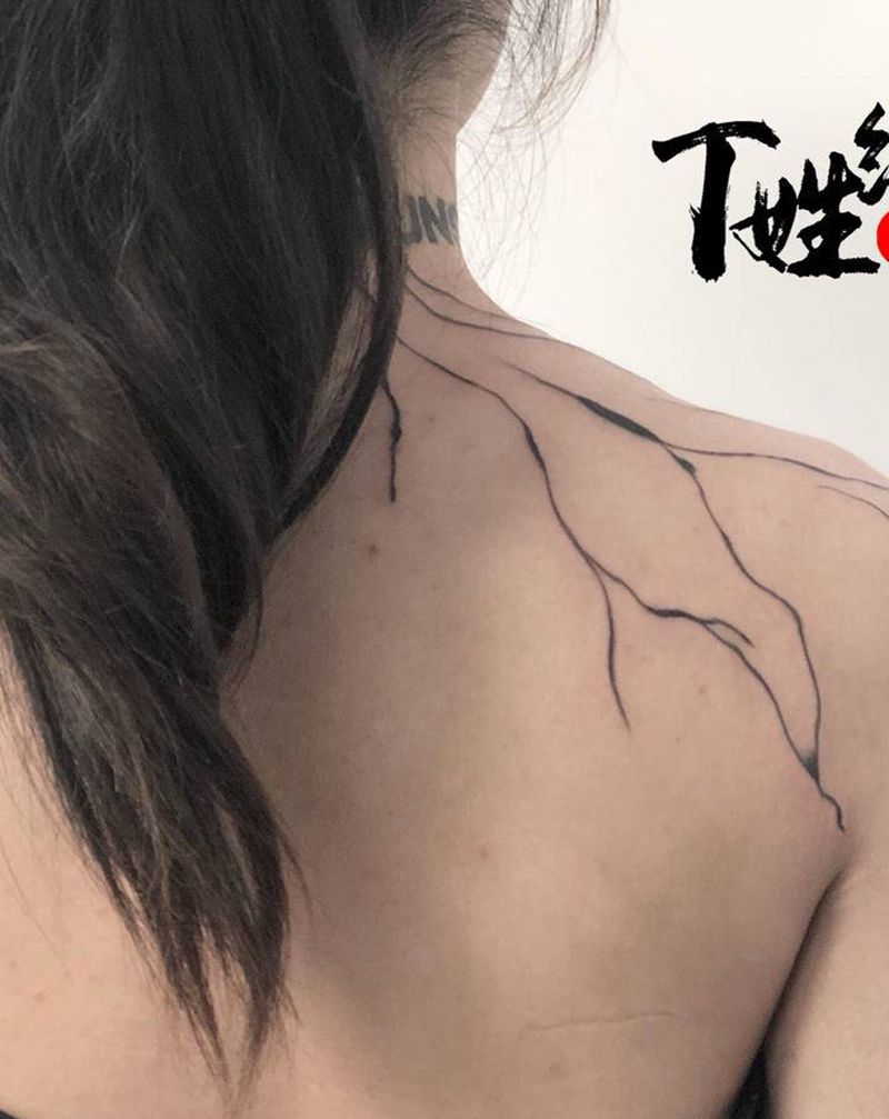 即兴发挥/纹身图片_肩部纹身图案