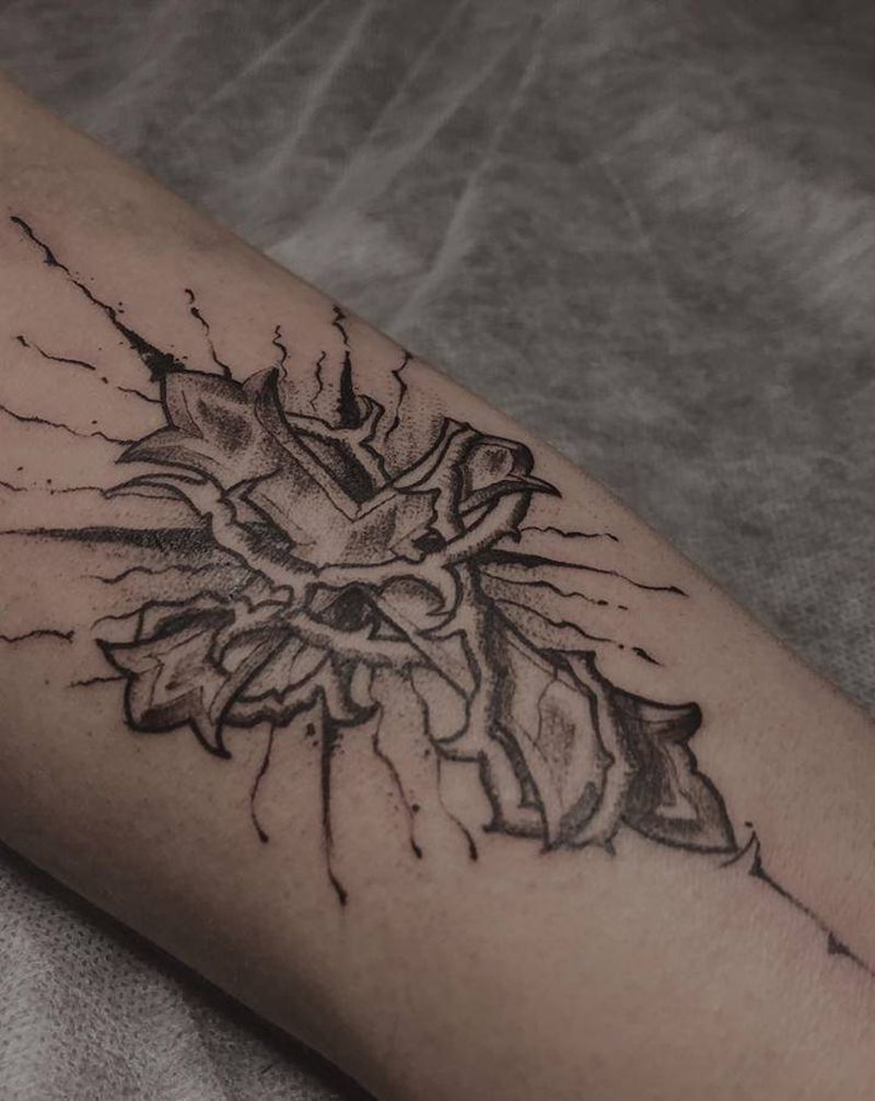 ✝️纹身图片_手臂纹身图案