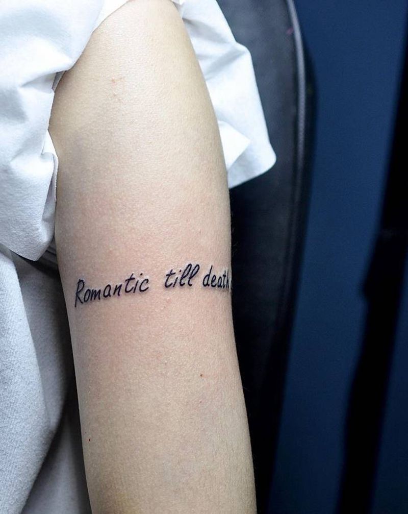 小清新纹身图片_手臂小清新纹身图案