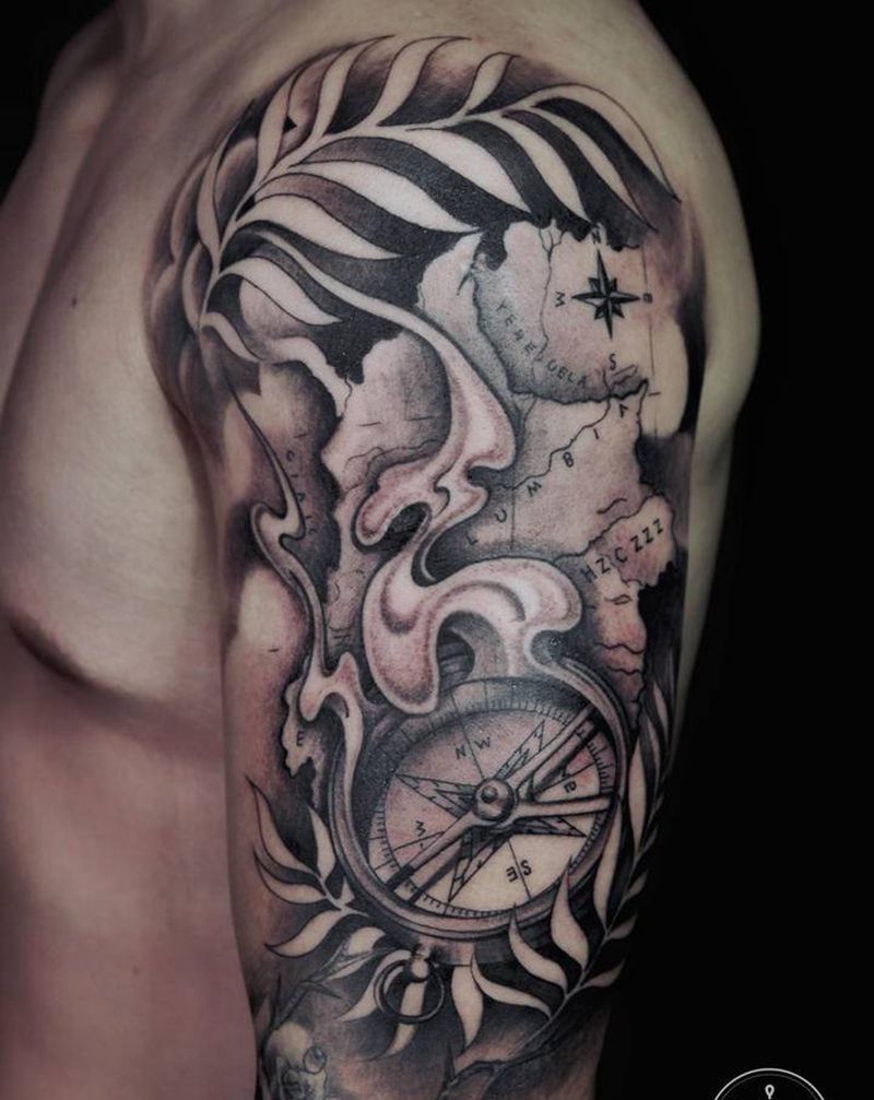 欧美写实纹身图片_手臂欧美写实纹身图案