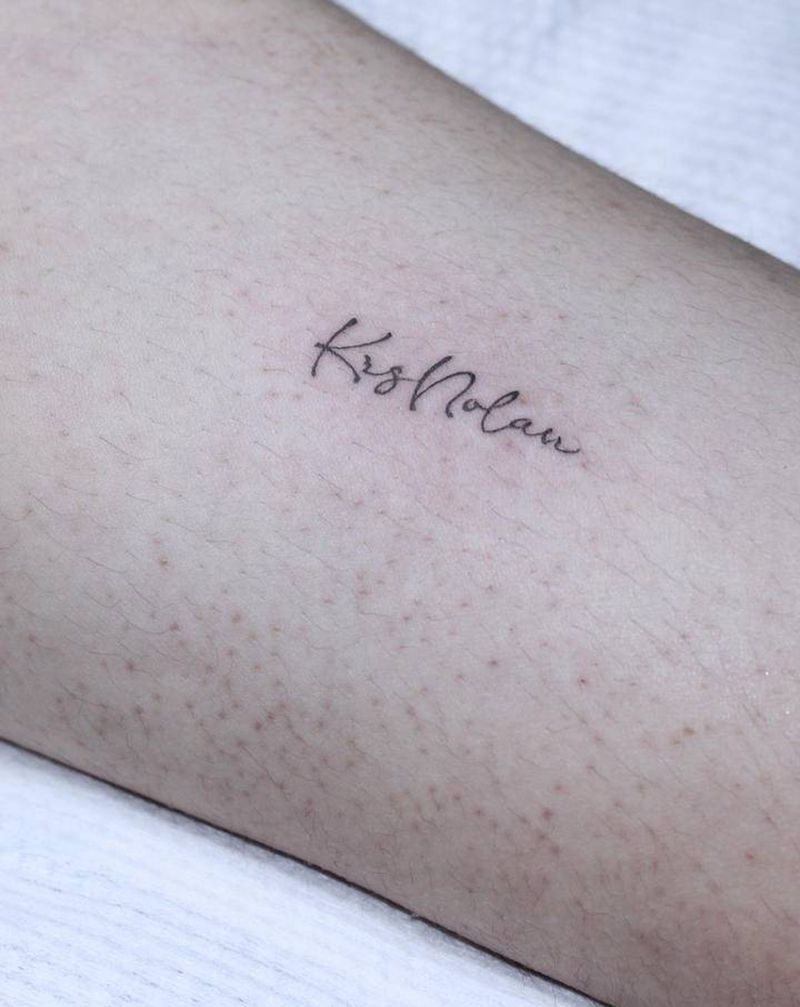 小英文纹身图片_手臂纹身图案