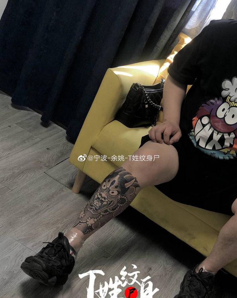 老传统包小腿/纹身图片_老传统纹身图案