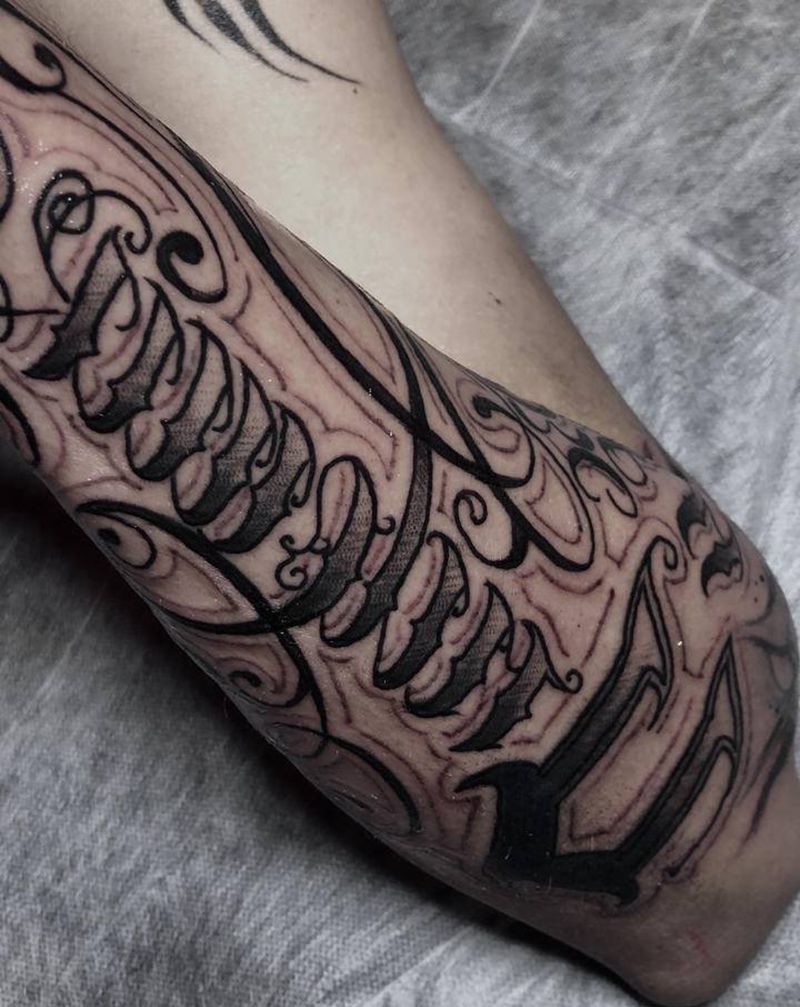 担当纹身图片_手臂纹身图案