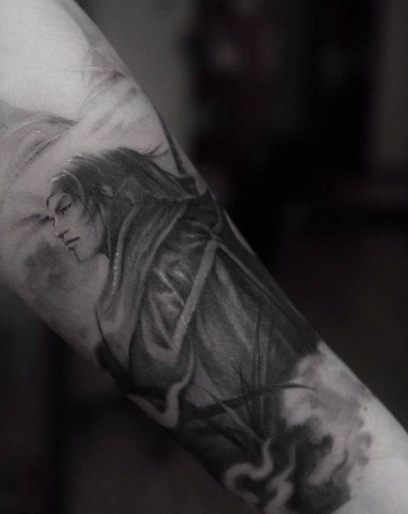 江湖纹身图片_手臂纹身图案