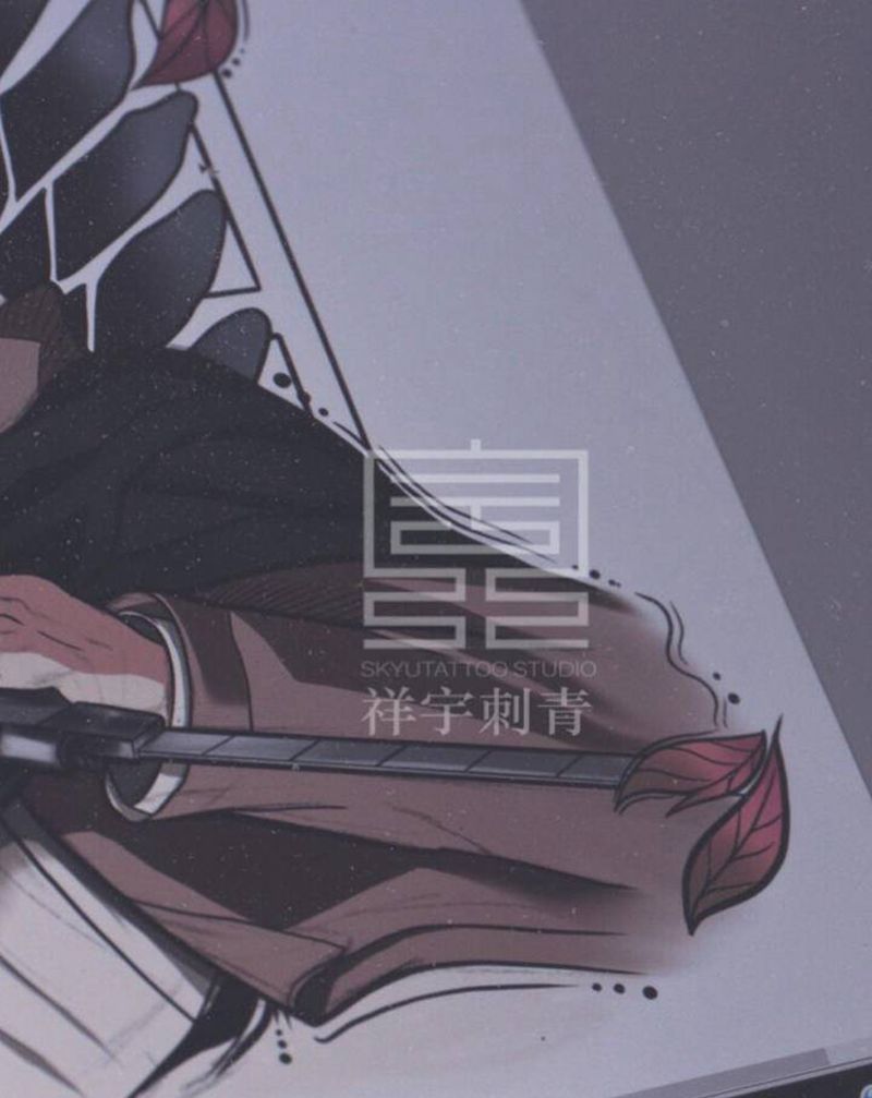 驻店特价纹身图片_手臂腿部New School兵长纹身图案