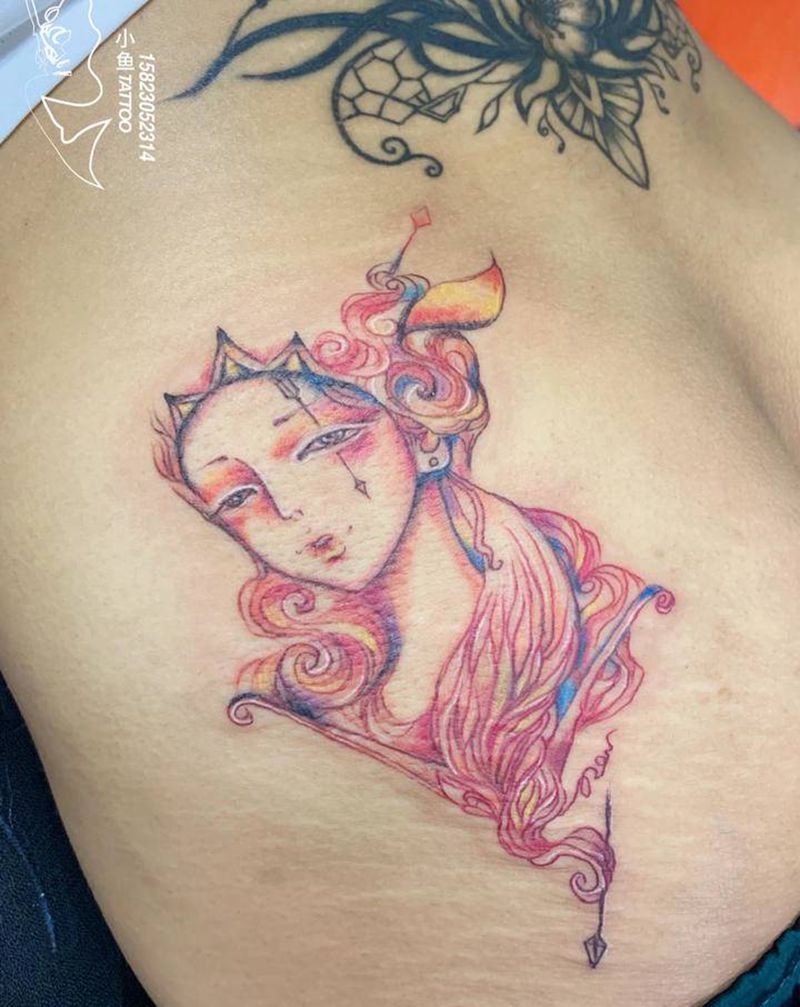 小清新纹身图片_手部臀部纹身图案