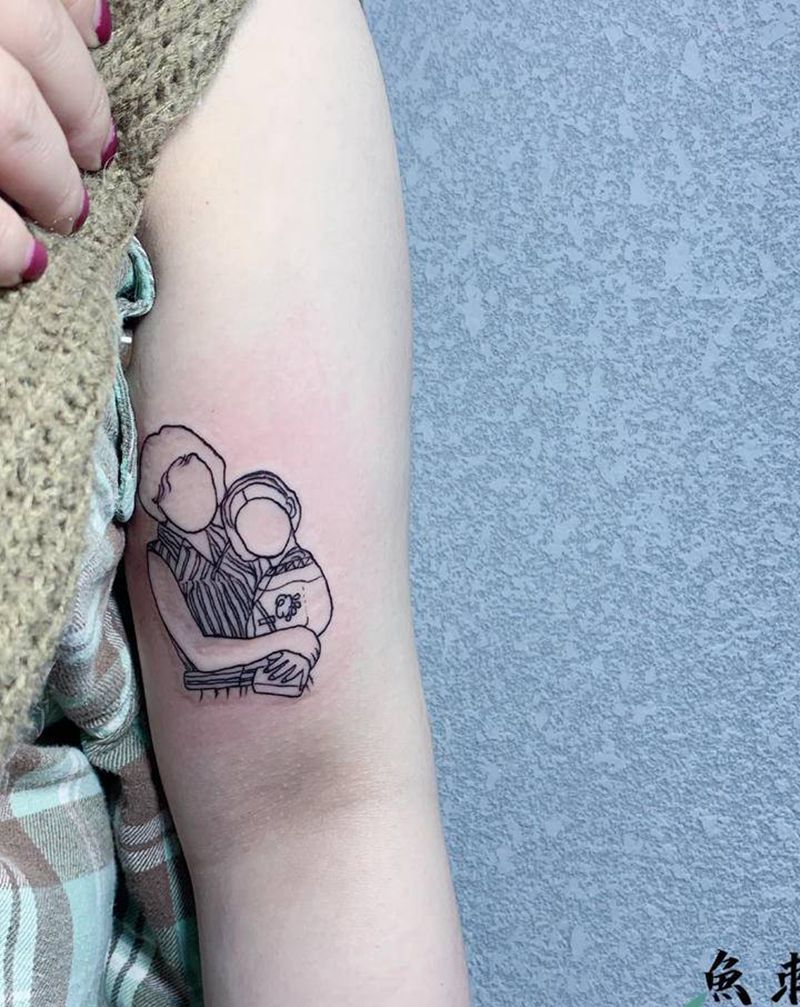 照片纹身纹身图片_手臂几何纹身图案