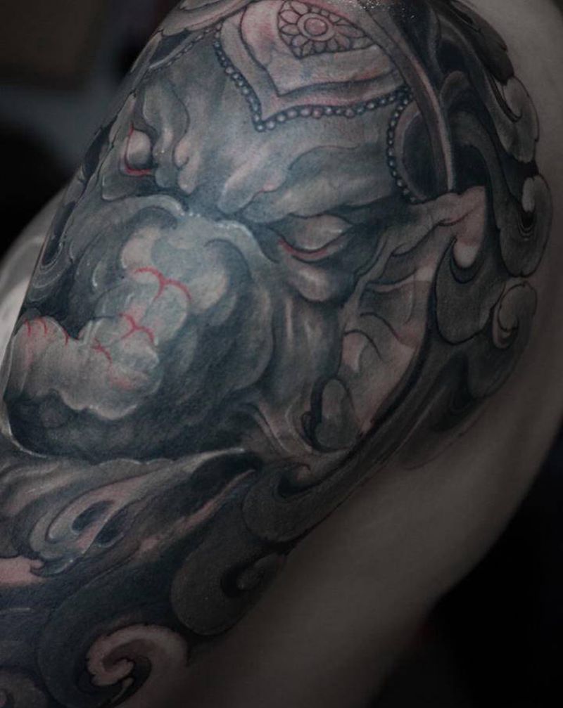 遮盖纹身图片_手臂新传统纹身图案