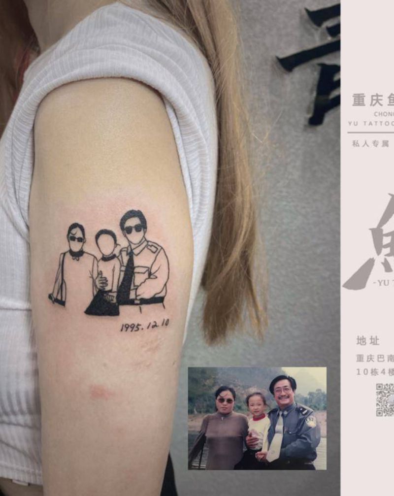 照片纹身纹身图片_手臂纹身图案