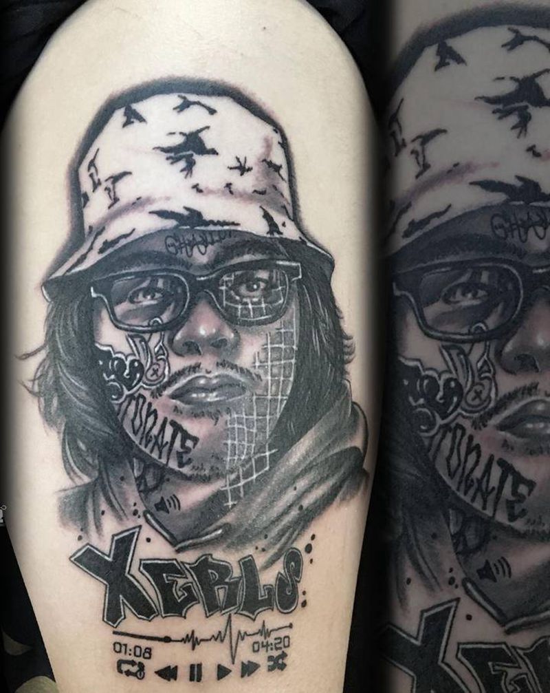 Xerls纹身图片_手臂欧美写实以太政纹身图案