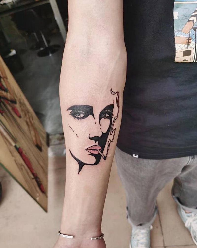 人物纹身图片_手臂纹身图案