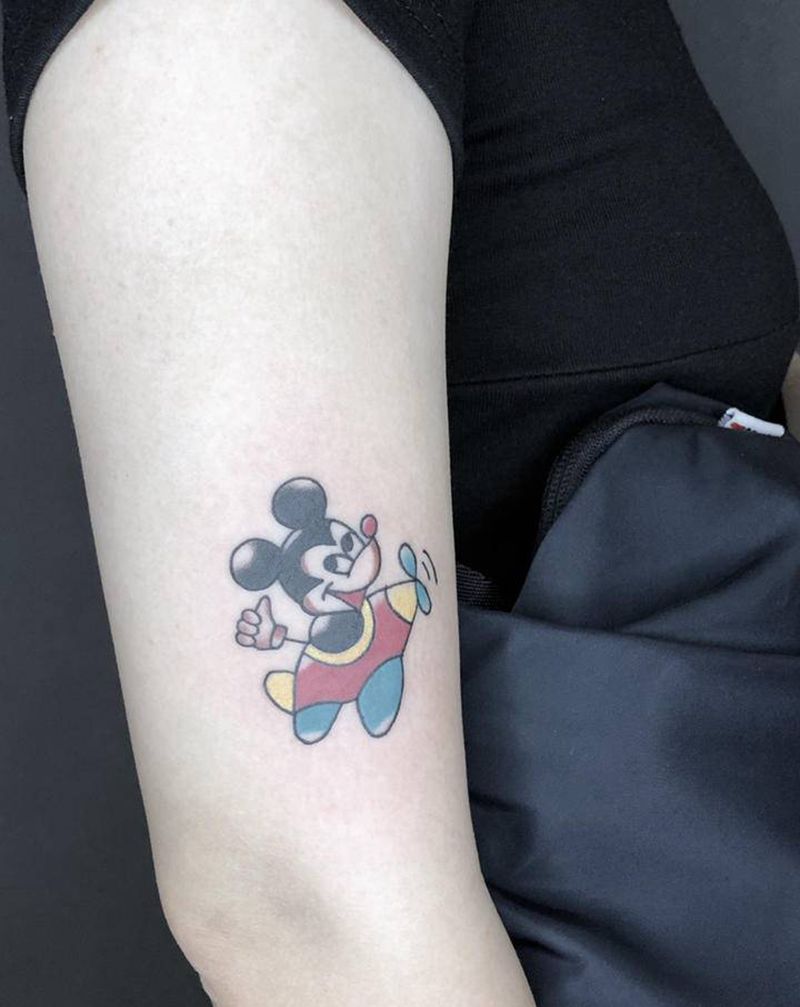 卡通纹身图片_手臂纹身图案