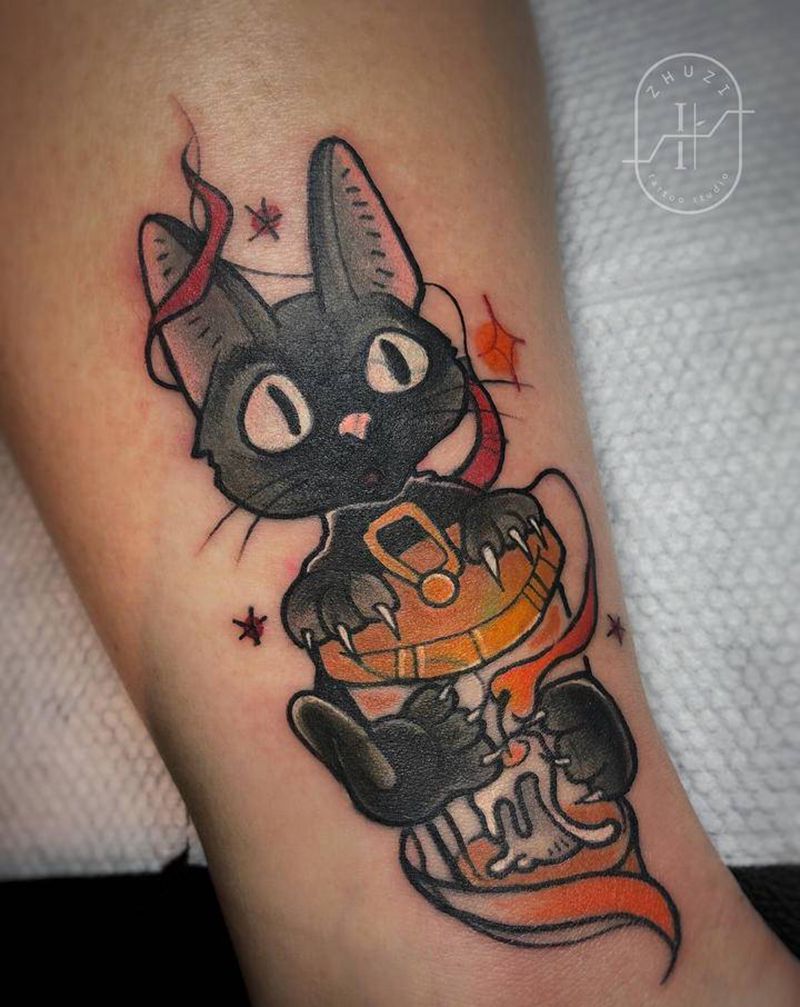 动漫动画人物合集纹身图片_手臂腿部New School纹身图案