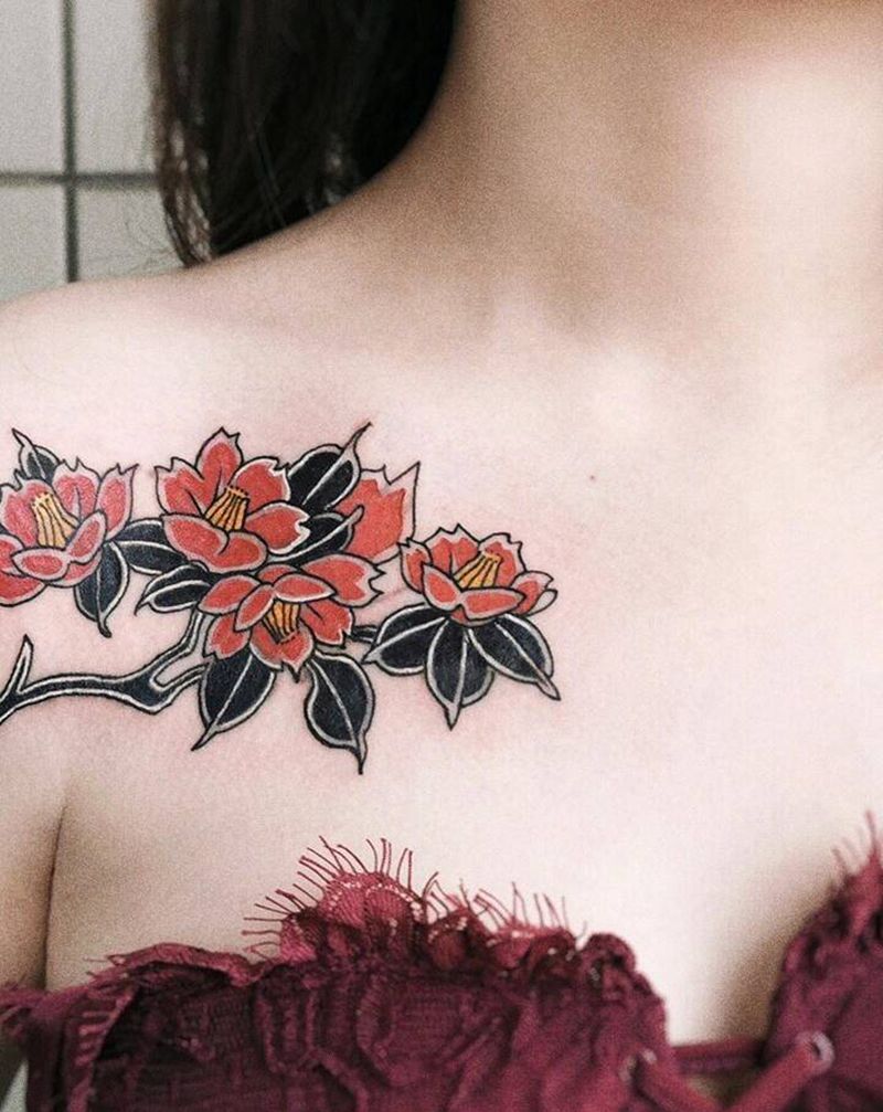 遮盖组纹身图片_手臂腿部老传统New School纹身图案