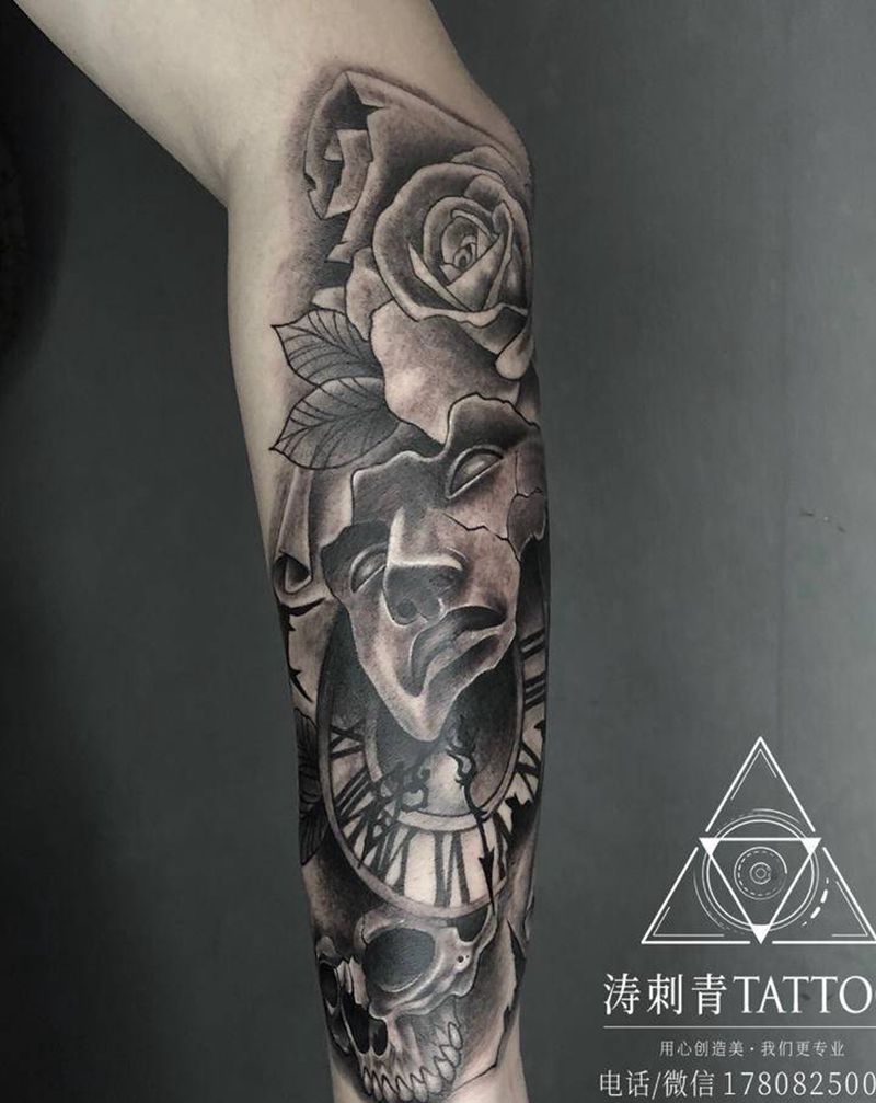 欧美纹身图片_手臂纹身图案
