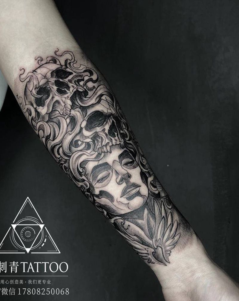 欧美纹身图片_手臂纹身图案