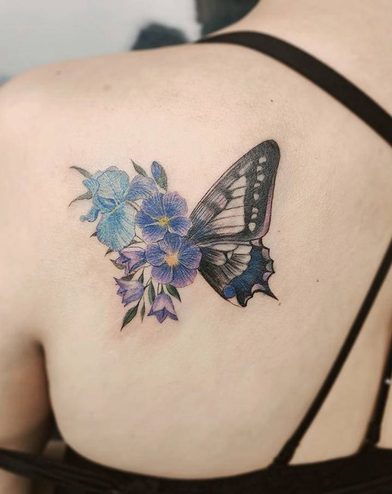 微雕原图修改纹身图片_背部肩部欧美写实纹身图案