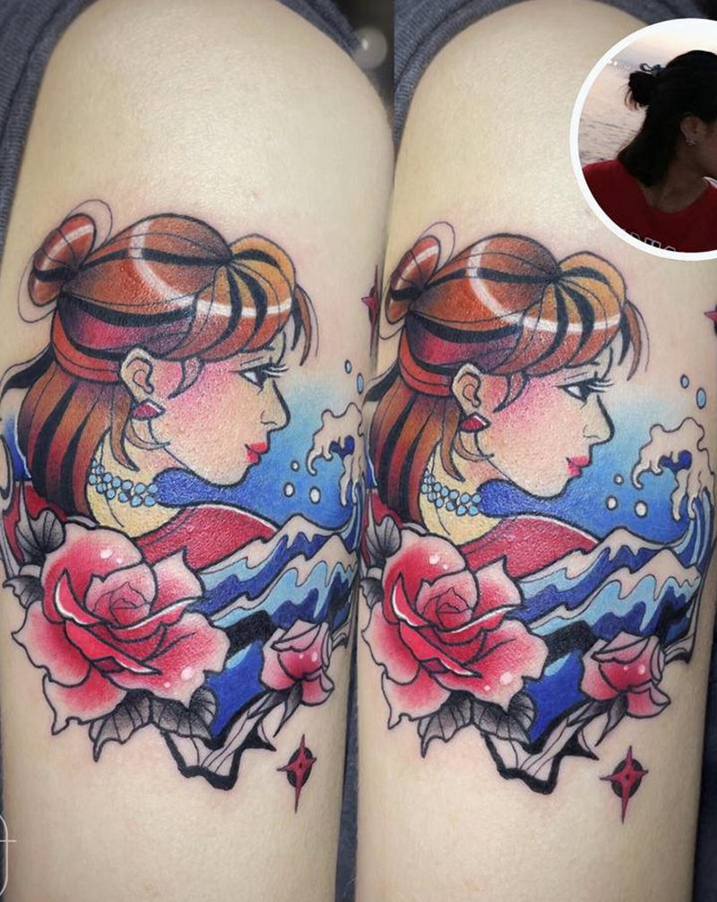 自画像纹身图片_手部手臂New School纹身图案