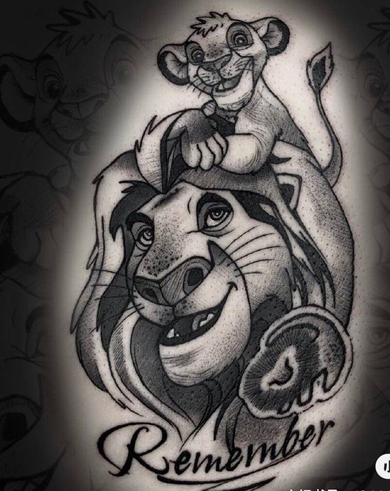 纪念纹身图片_背部纹身图案