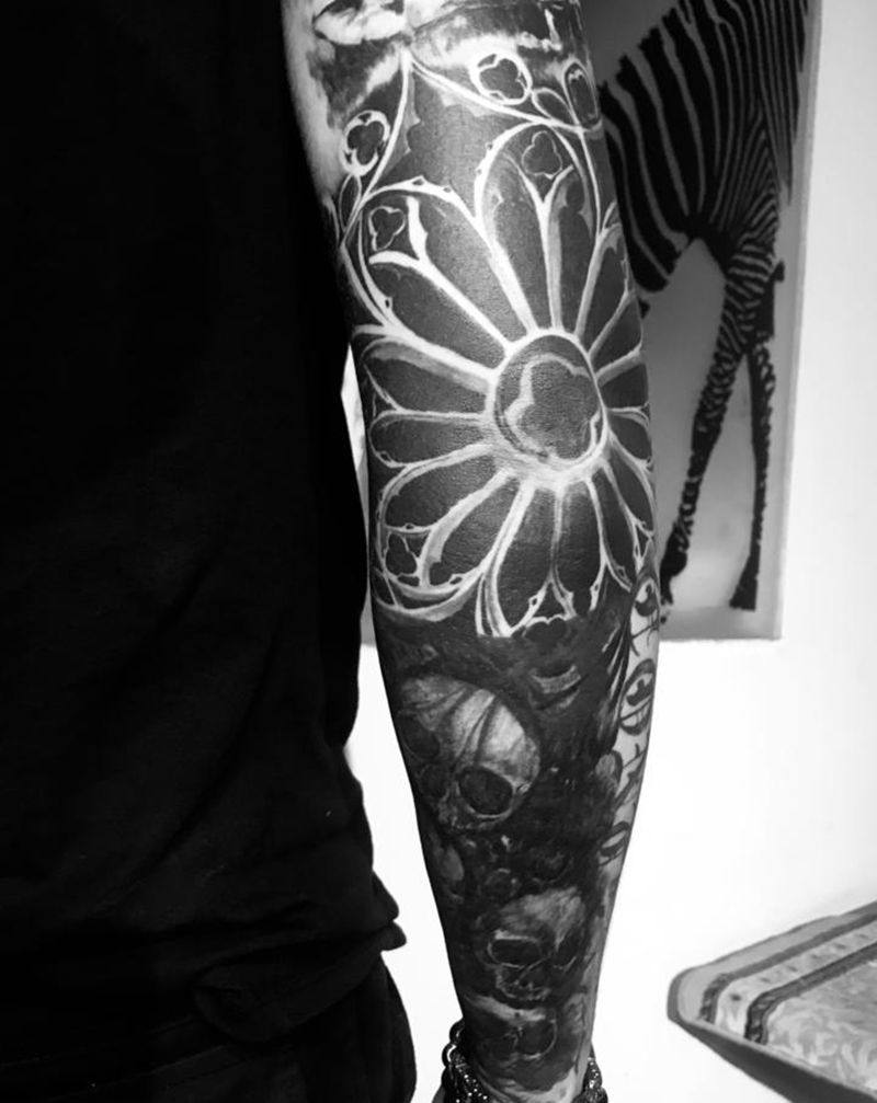 恢复后纹身图片_欧美写实纹身图案