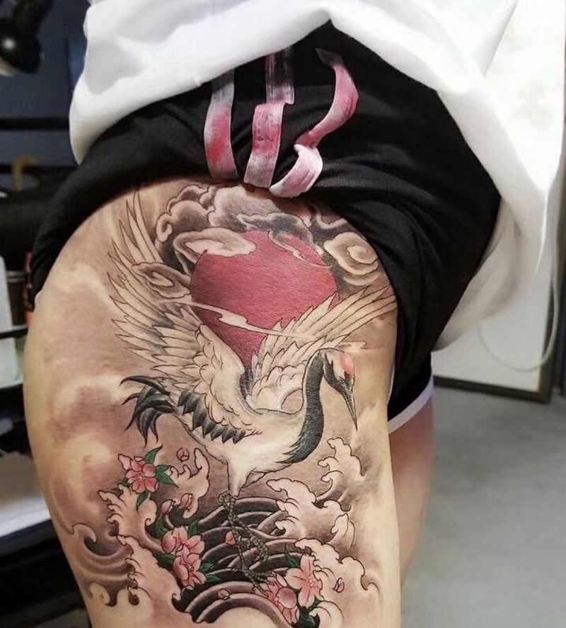 作品集纹身图片_肩部胸部新传统花体字纹身图案