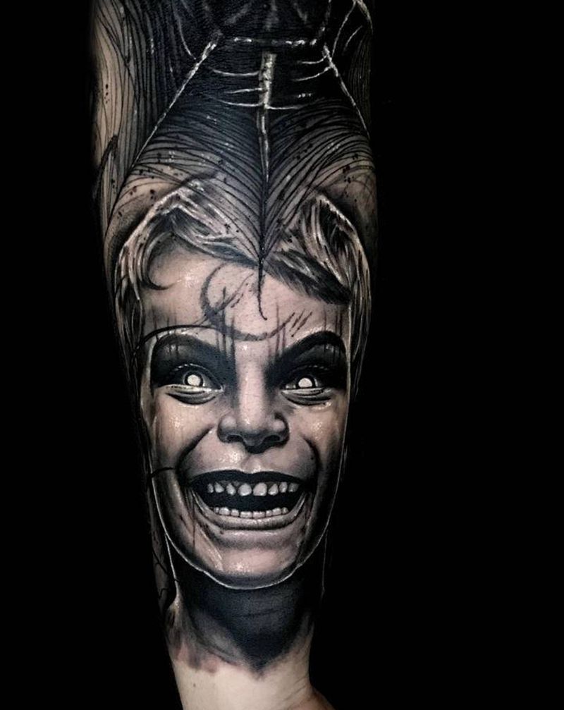 T-one纹身图片_手臂欧美写实纹身图案