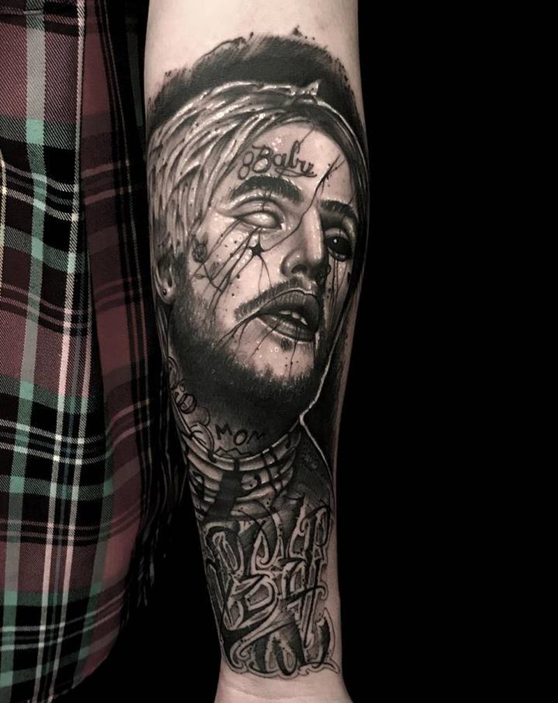 T-one纹身图片_手臂欧美写实纹身图案