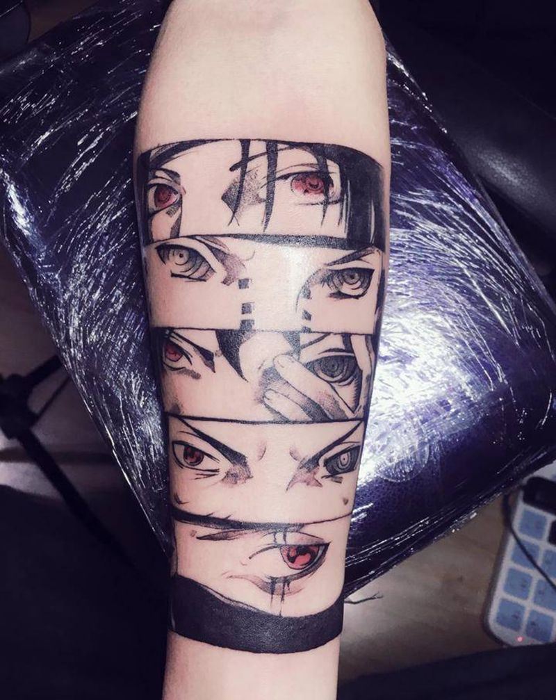 火影纹身图片_手部纹身图案