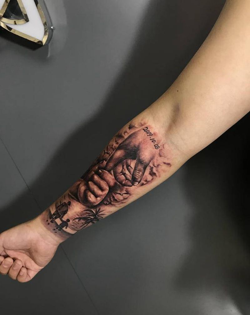 写实纹身图片_手臂纹身图案