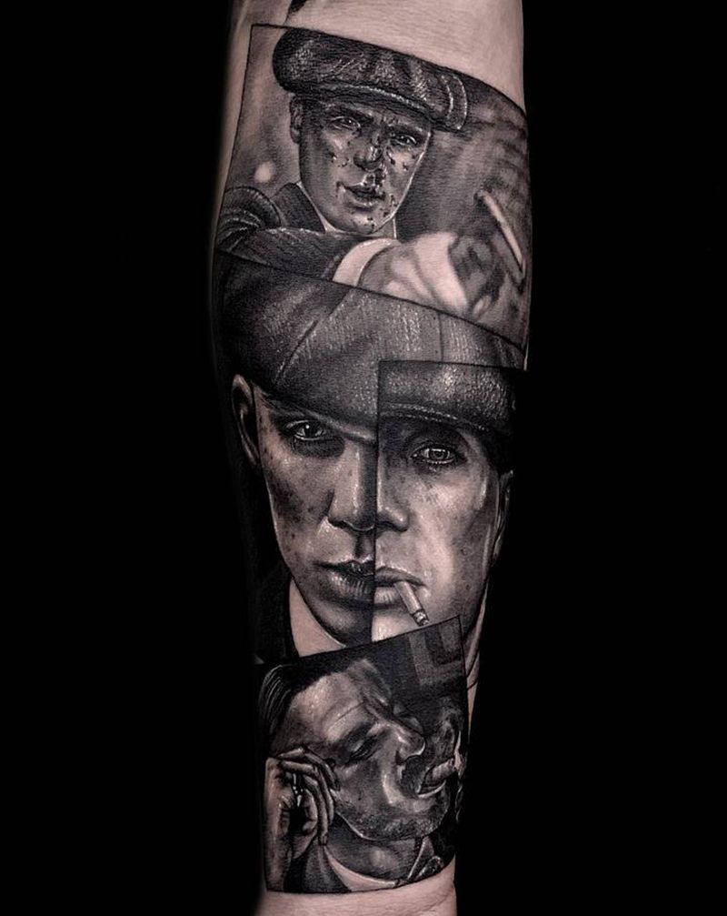 T-one纹身图片_手臂欧美写实纹身图案