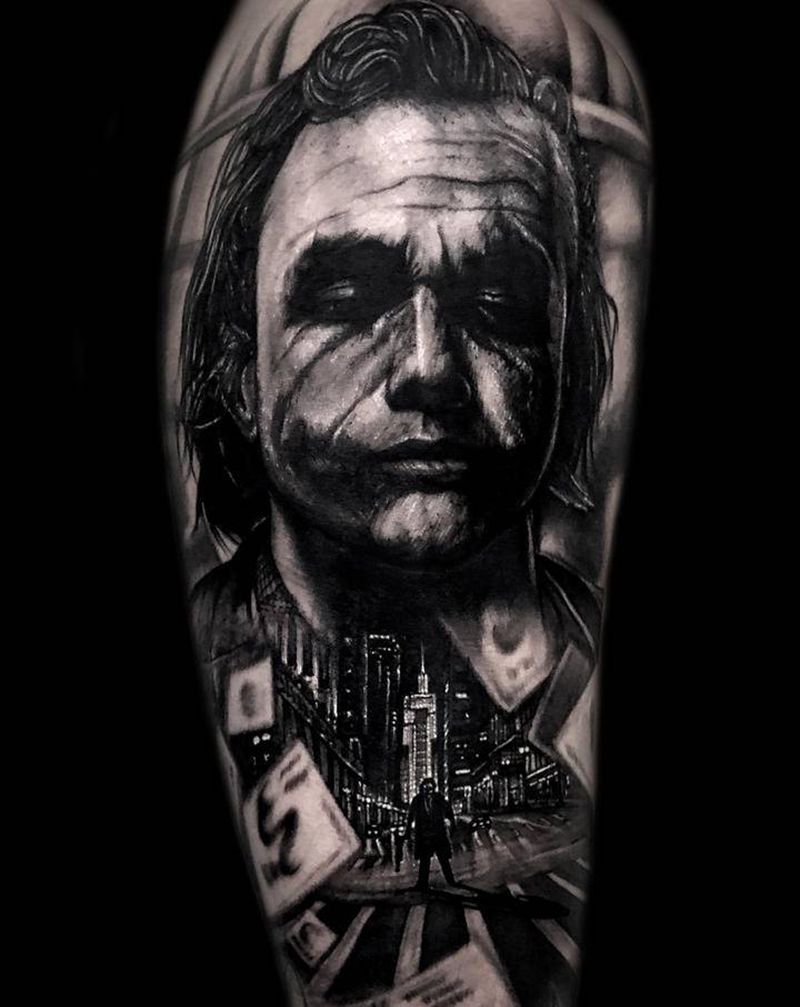 T-one.tattoo纹身图片_手臂欧美写实暗黑写实纹身图案