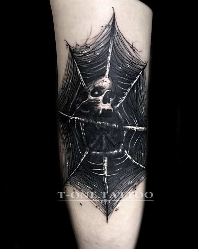 T-one纹身图片_手臂欧美写实暗黑纹身图案