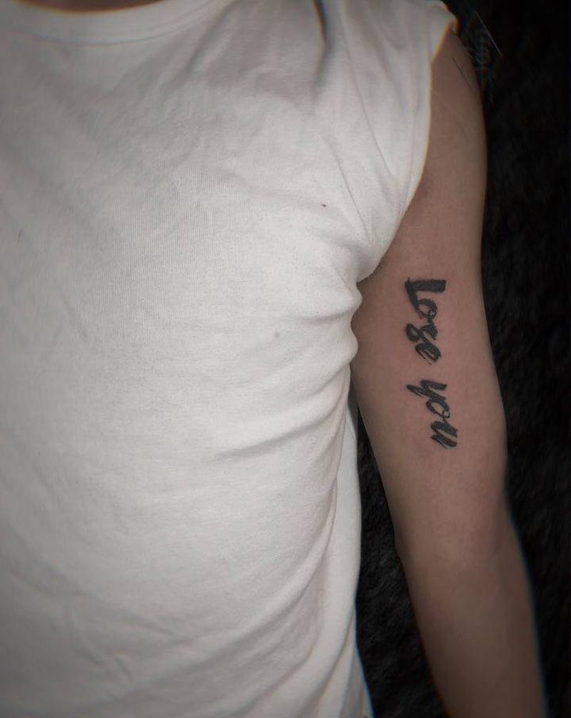 汉字纹身图片_手臂腿部纹身图案