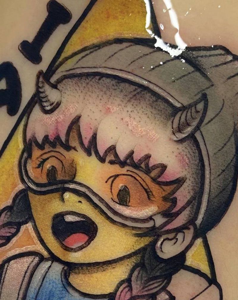 客人的女儿纹身图片_手臂New School欧美写实动漫原创纹身图案