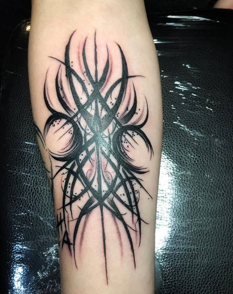 暗黑纹身图片_手臂纹身图案