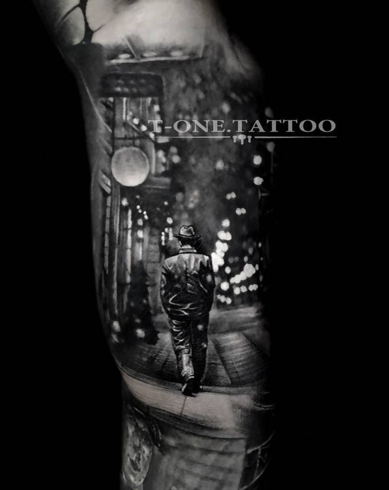 T-one纹身图片_手臂欧美写实原創紋身纹身图案