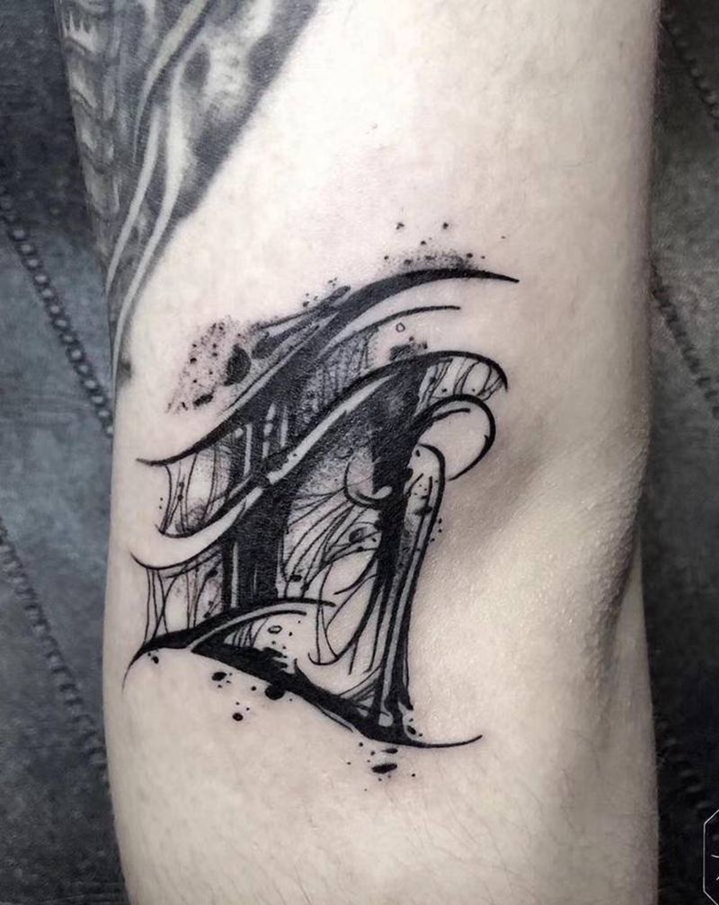 ⚜️纹身图片_手部花体字暗黑花体花体西海岸纹身图案